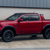 Ford Ranger T9 2023 On Roof Rails In Black - Pair